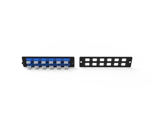 165 Type 12 Ports Duplex LC Fiber Optic Adapter Panel