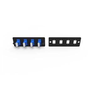 109 Type 4 Ports Duplex LC Fiber Optic Adapter Panel