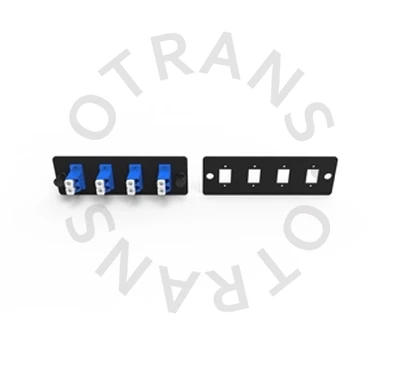 109 Type 4 Ports Duplex LC Fiber Optic Adapter Panel