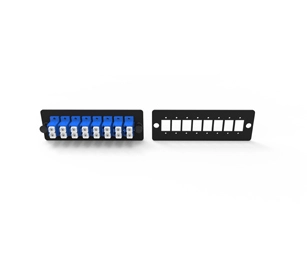 109 Type 8 Ports Duplex LC Fiber Optic Adapter Panel