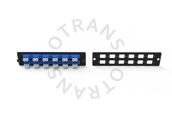 165 type 12 ports duplex lc fiber optic adapter panel