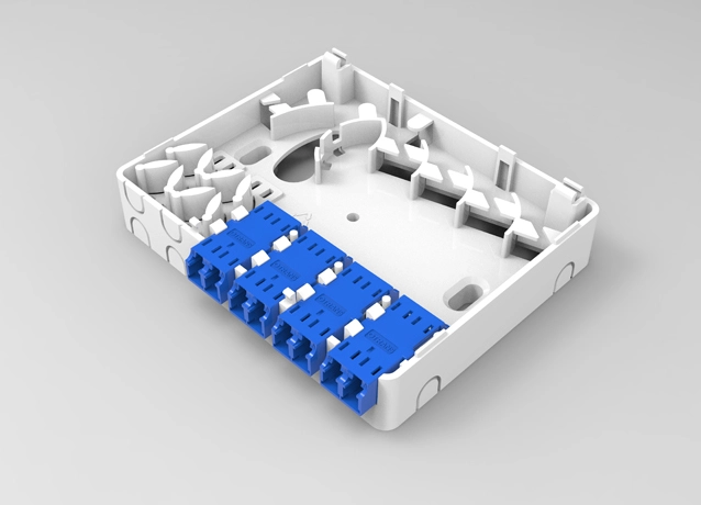 bia 004a 4 cores optical fiber outlet box