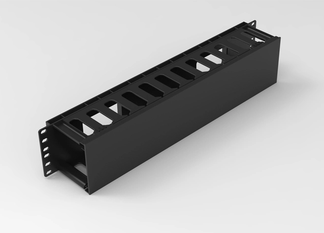 bas8712u2 2u 12 ports cable management bar