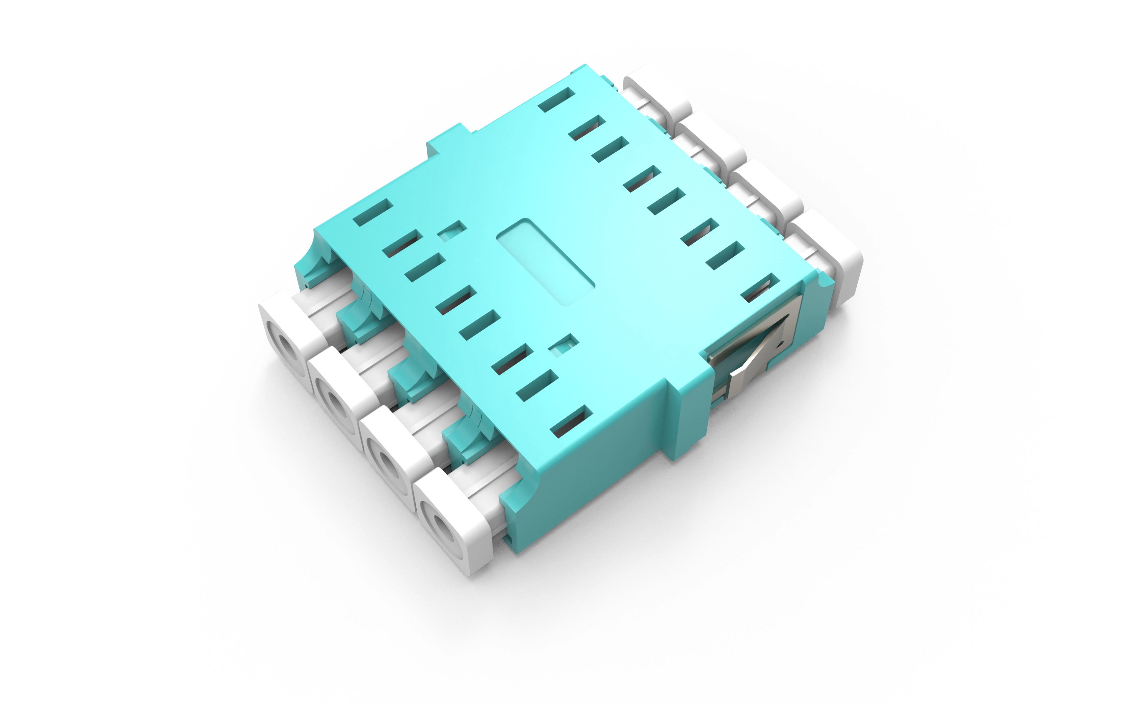 lc om3 quad flangeless adapter