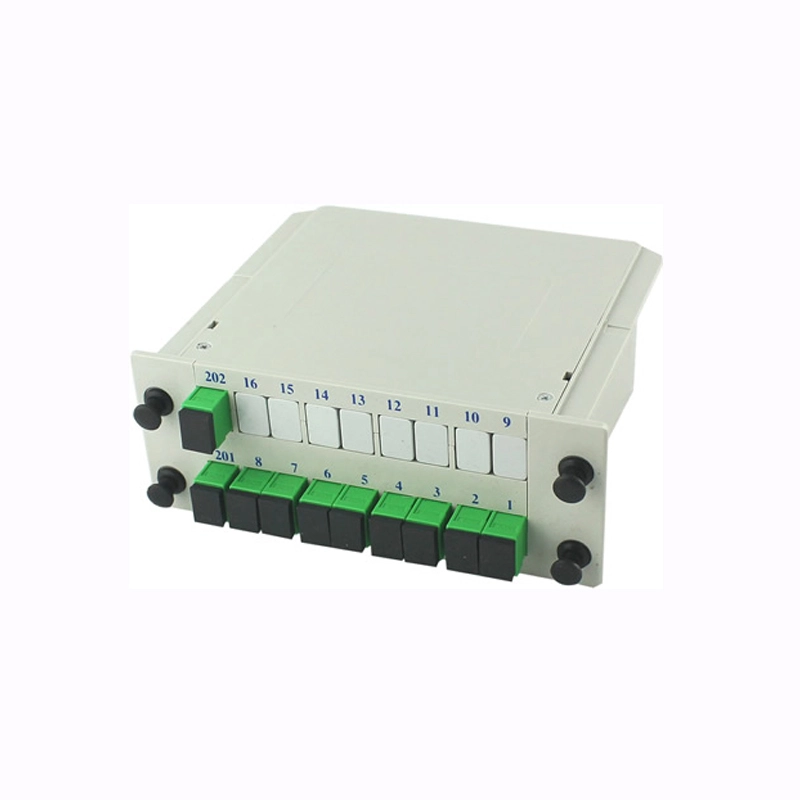 2x8 sc apc lgx type plc splitter