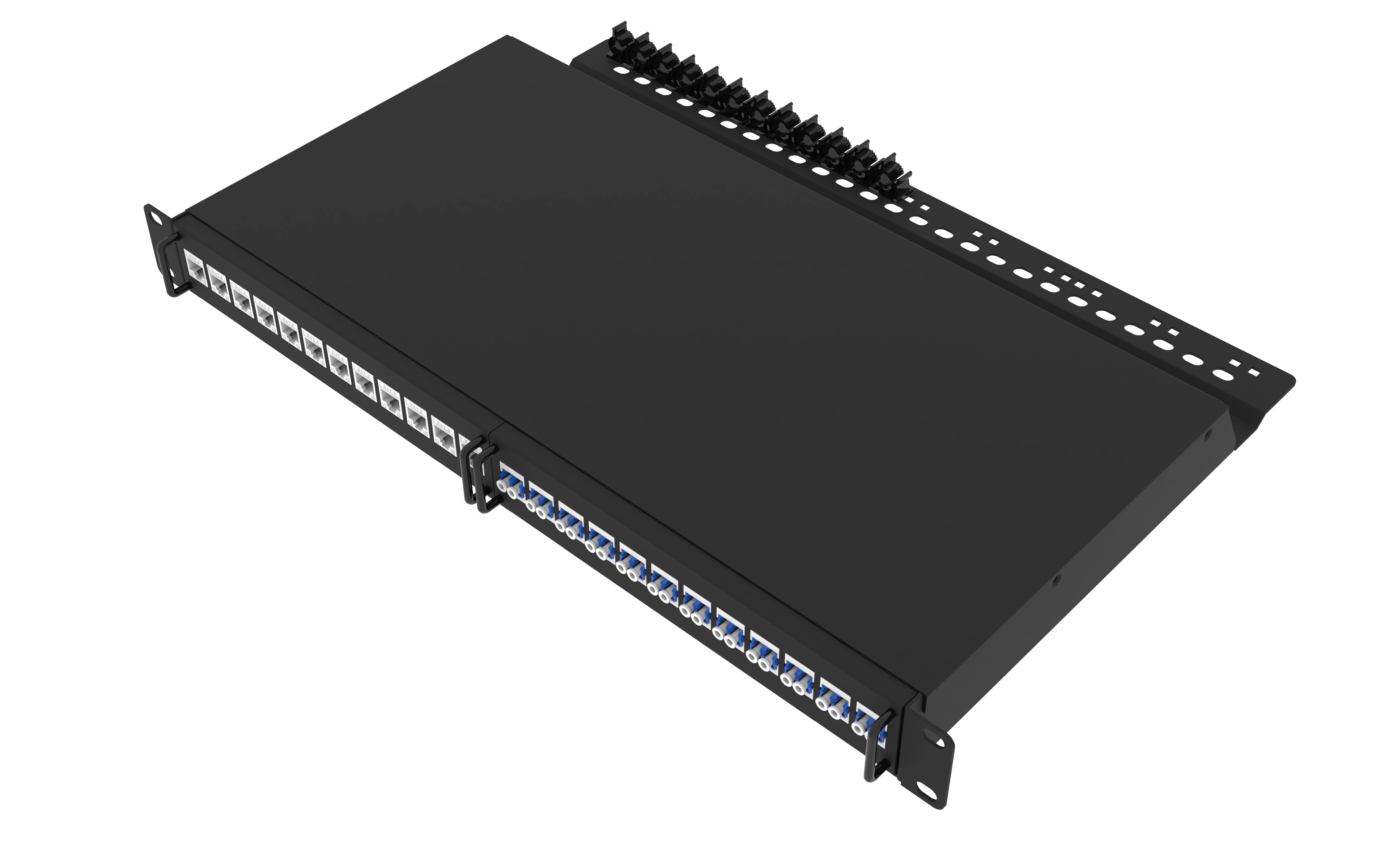 fcp2 24 fiber optic copper cable type splice fiber patch panel