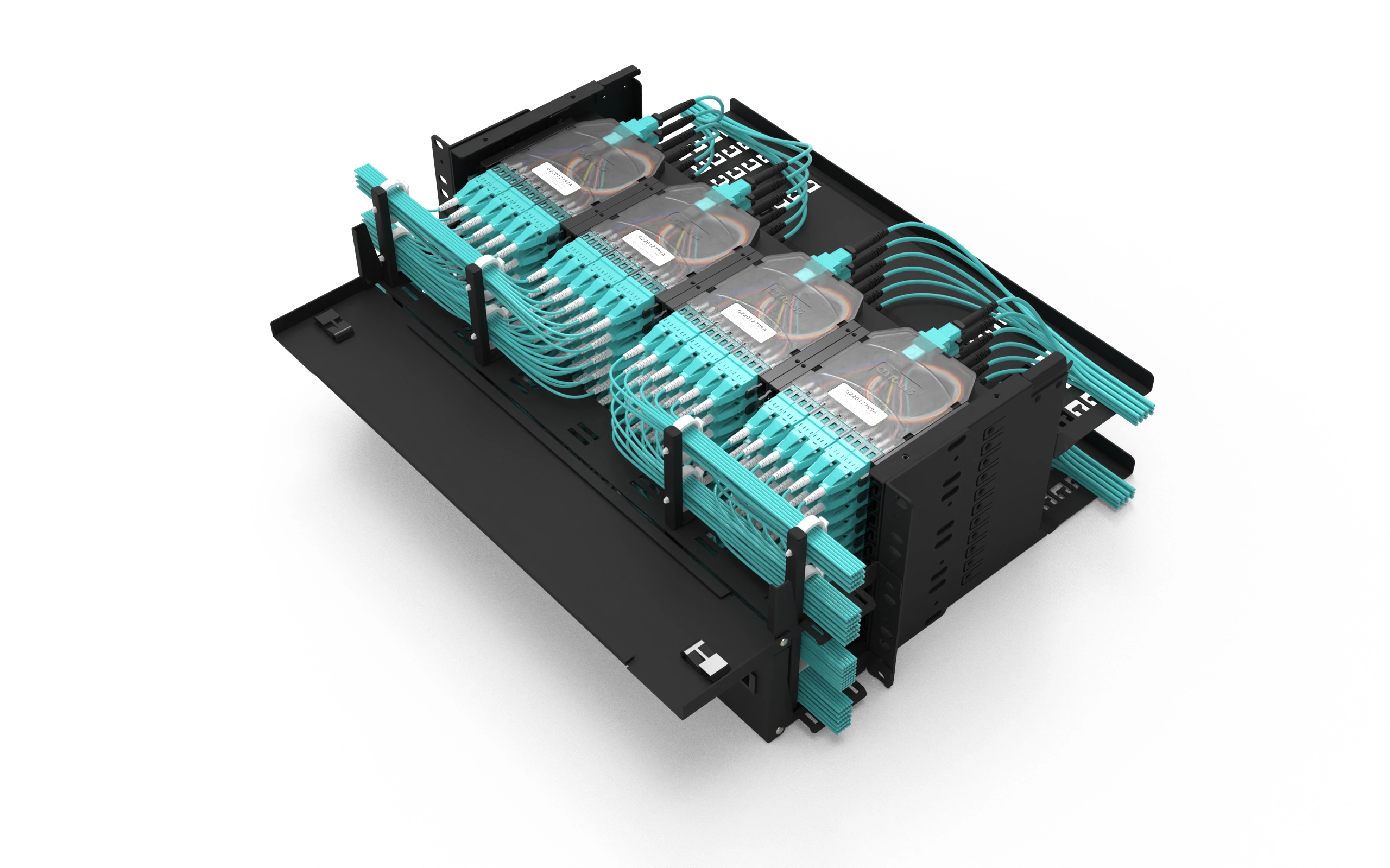 spf48m4 high density mpo modular fiber patch panel