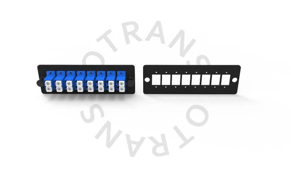 109 type 8 ports duplex lc fiber optic adapter panel