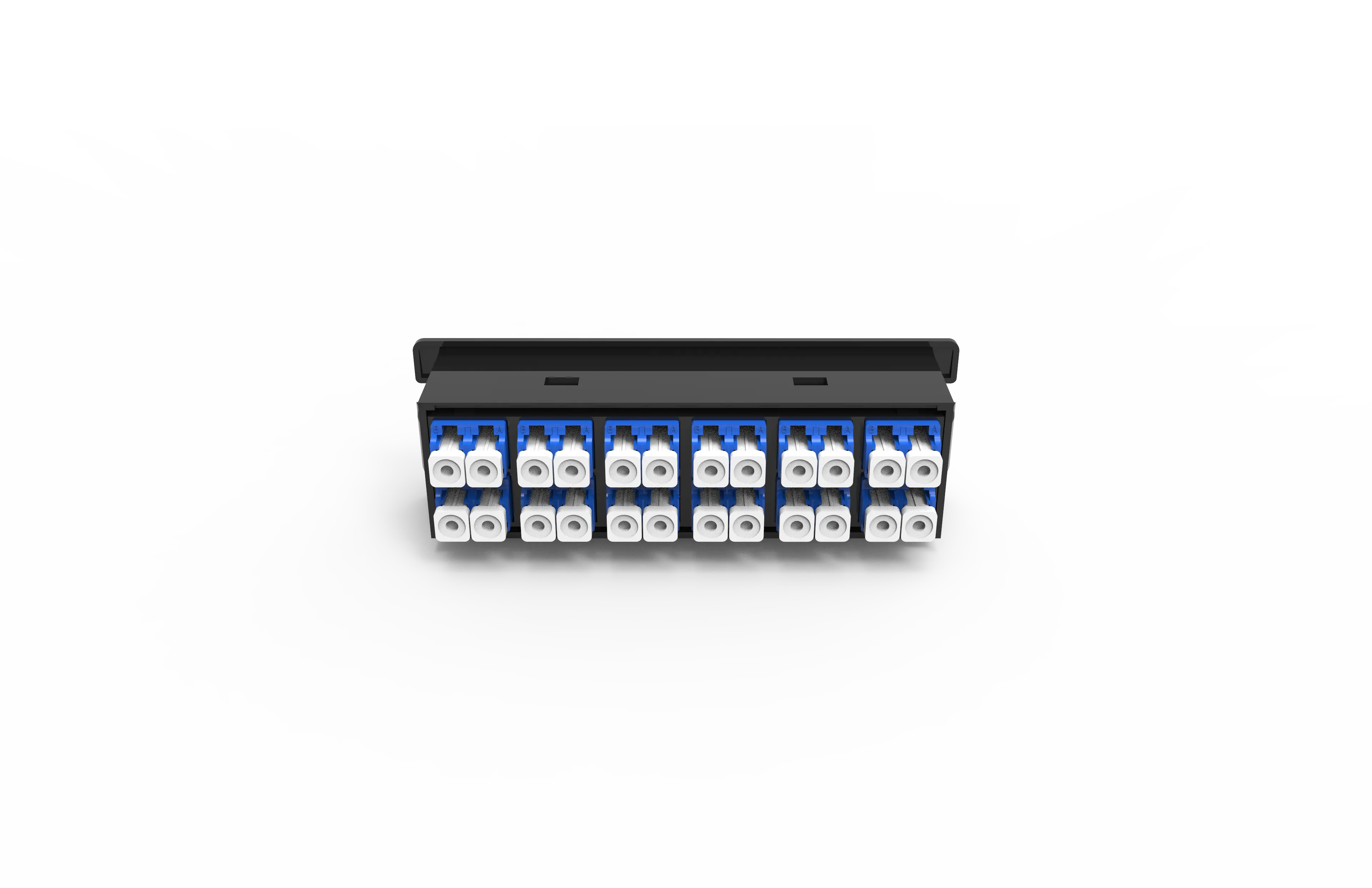 92 type 12 ports duplex lc fiber optic adapter panel