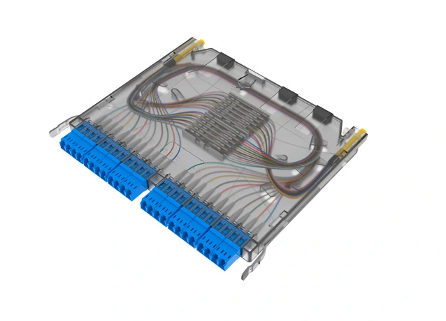 fiber optic splice cassette