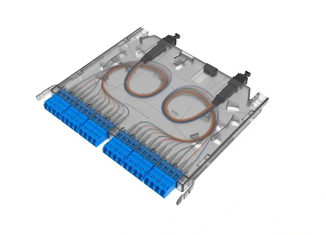 fiber optic splice tray